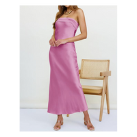 Women  Backless Wedding Guest Maxi Dress  summer dresses pink dress