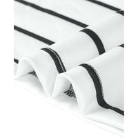 Casual Striped Blouse blouses for women women tops Women's Short Puff Sleeve Knit Tops 2024 Trendy Crewneck Striped T Shirts Casual Summer Blouses