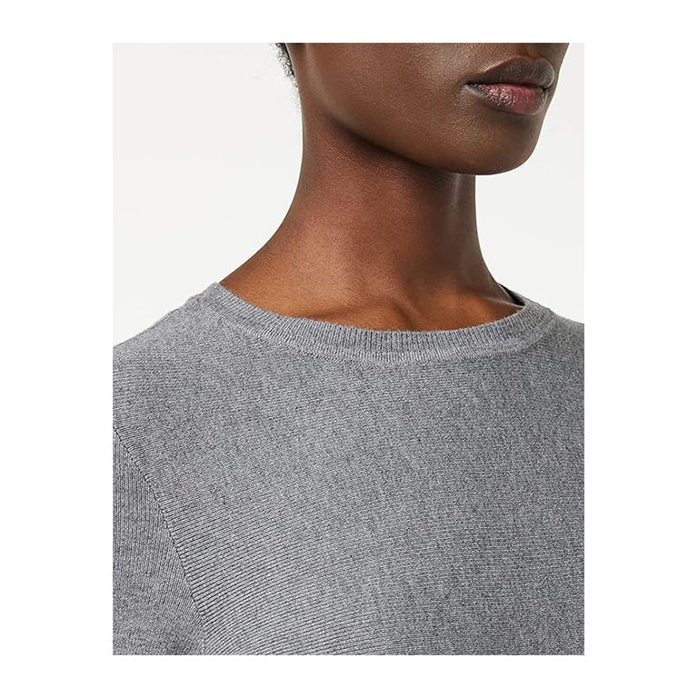 Female Knitted Dress Medium Grey Melange