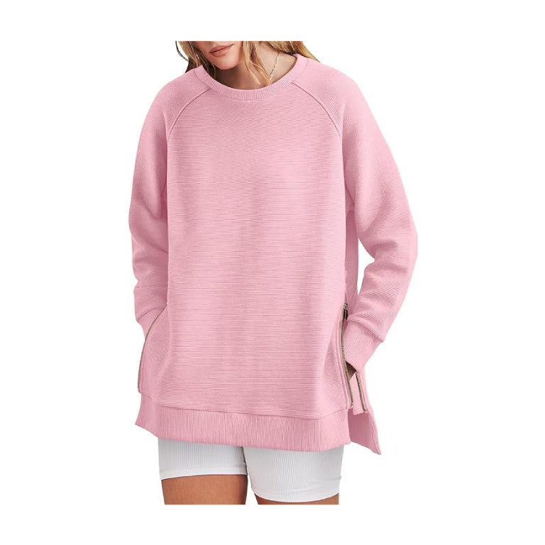 Women Oversized Sweatshirts Hoodies Fleece Crewneck Pullover Top Casual Fall Outfits Preppy Clothes Teen Girls 2024