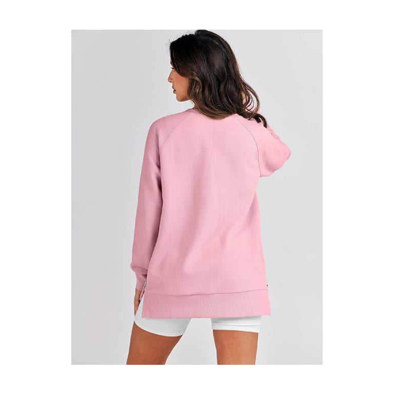 Women Oversized Sweatshirts Hoodies Fleece Crewneck Pullover Top Casual Fall Outfits Preppy Clothes Teen Girls 2024