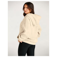 Womens Oversized Hoodies Fleece Sweatshirts Long Sleeve Sweaters Pullover Fall Outfits with Pocket
