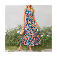 Dresses for Women 2024, Summer Dresses for Women 2024 Casual Flowing Sleeveless Cute Floral Long Dresses
