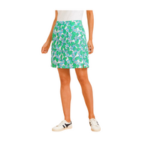 women Printed Mini Skirt High Waisted Skirt