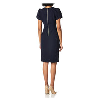 Womens Sheath Dress Cap Sleeve Sweetheart Neck Business Work Pencil Dresses