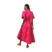 women Maxi Shirtdress in plain color summer dress  dresses for women new look dress