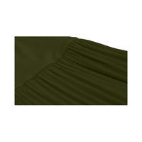 Women’s Boho Elastic High Waist Pleated A-Line Flowy Swing Asymmetric Tiered Maxi Long Skirt Dress with Pockets