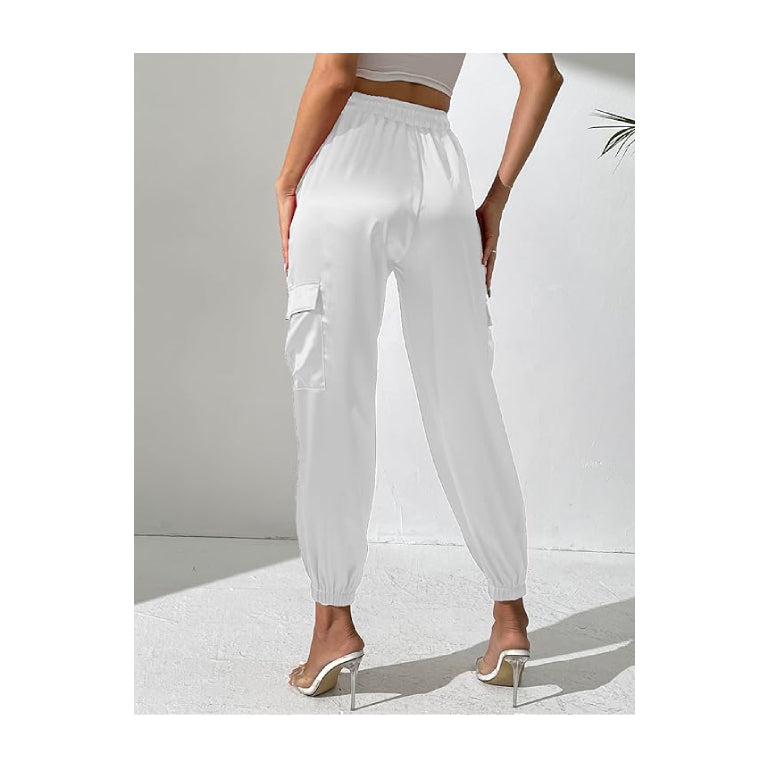Women's High-waisted Sweatpants white pants