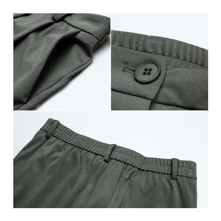 Women's  Loose Straight Leg Shape High Waist  Trousers