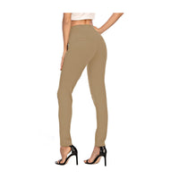 Dress Pants for Women Comfort Stretch Slim Fit Leg Skinny High Waist Pull on Pants with Pockets for Work