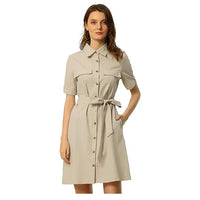 Women  Shirt dress summer dresses formal dresses