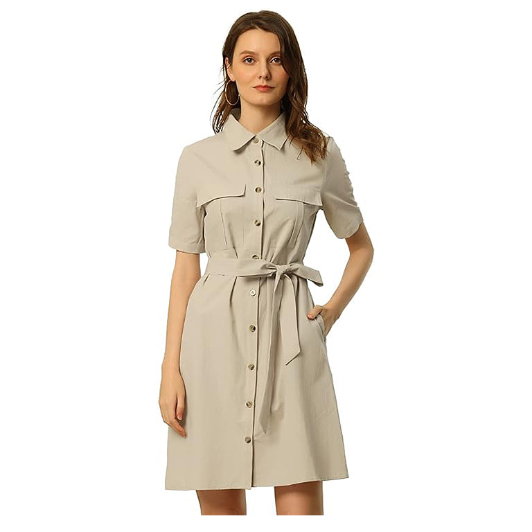 Women  Shirt dress summer dresses formal dresses