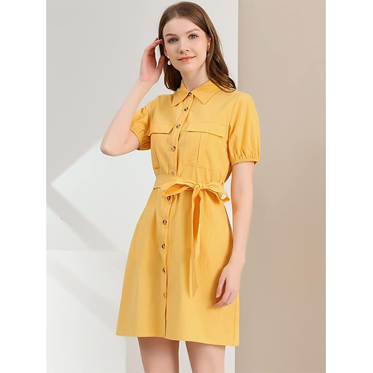 Women  Shirt dress summer dresses formal dresses