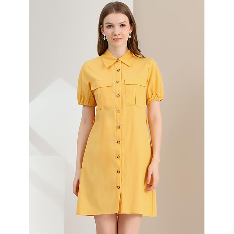Women  Shirt dress summer dresses formal dresses