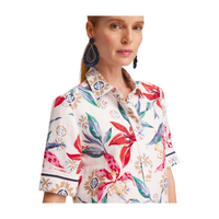 Women Linen Floral Popover Shirt Midi Dress summer dress  dress for women new look dress