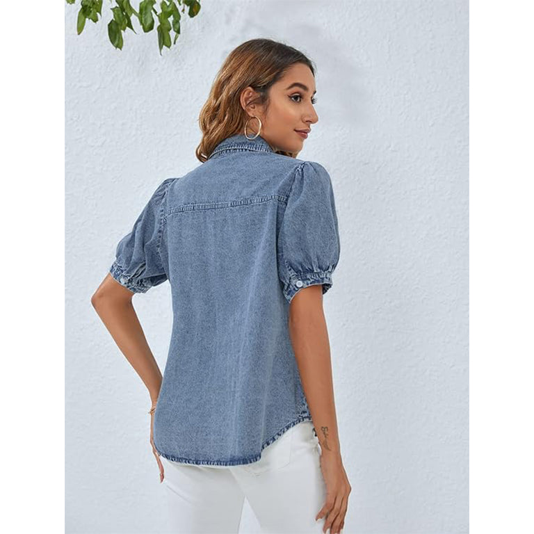 Denim t-shirt  custom t shirts women t shirts