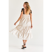 Bow Strap Tiered Maxi Dress formal dresses summer dresses