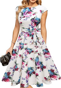 Women's Cocktail Dresses 2024 Modest Wedding Guest Dress, Graduation Prom & Bridesmaid