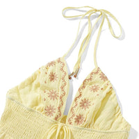 Women  Open Back Embroidered  Dress formal dresses