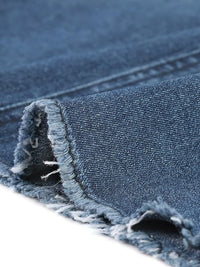 Women's casual high-waisted jeans skirt Denim Skirt for Women Casual A-Line Denim Maxi Skirt Stretch High Waisted Jean Skirt with Pocket Blue