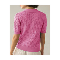 Women Knitted Jumper Summer T-Shirt womens t shirts