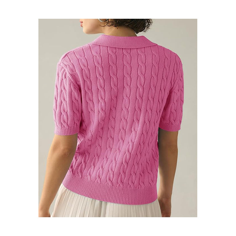 Women Knitted Jumper Summer T-Shirt womens t shirts