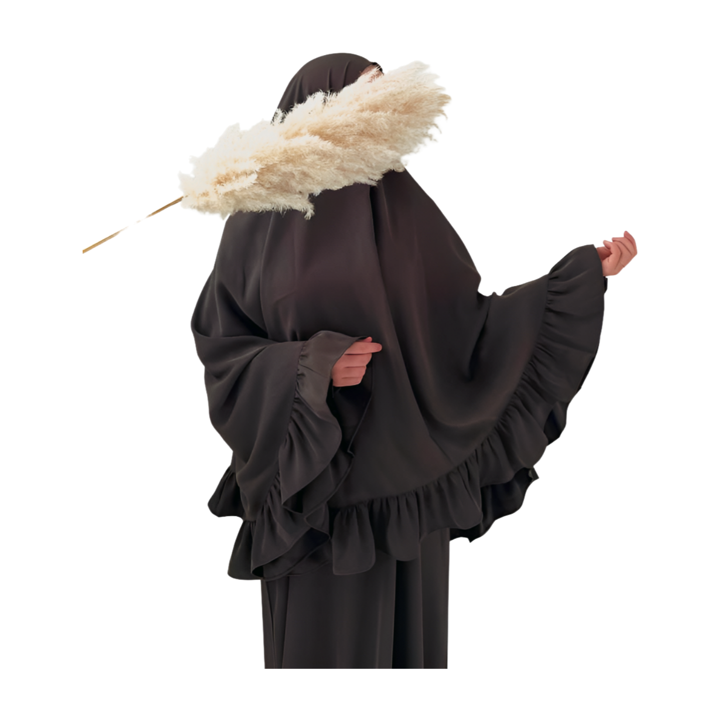 Luxury Ruffle Khimar