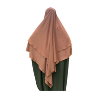 Two Layer Crepe Khimar/jilabs