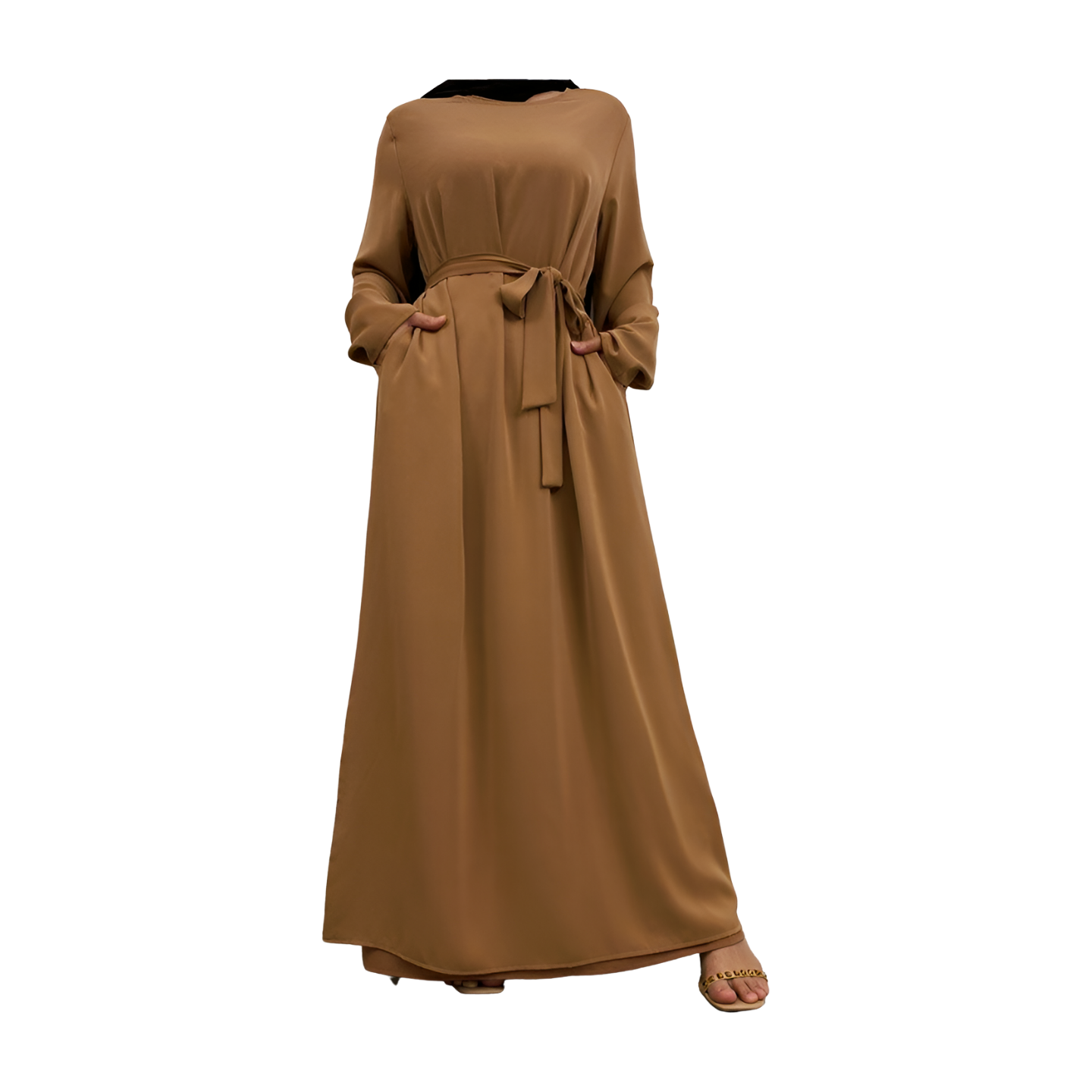 Simple Plain Nida Muslim Woman Abaya