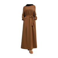 Simple Plain Nida Muslim Woman Abaya