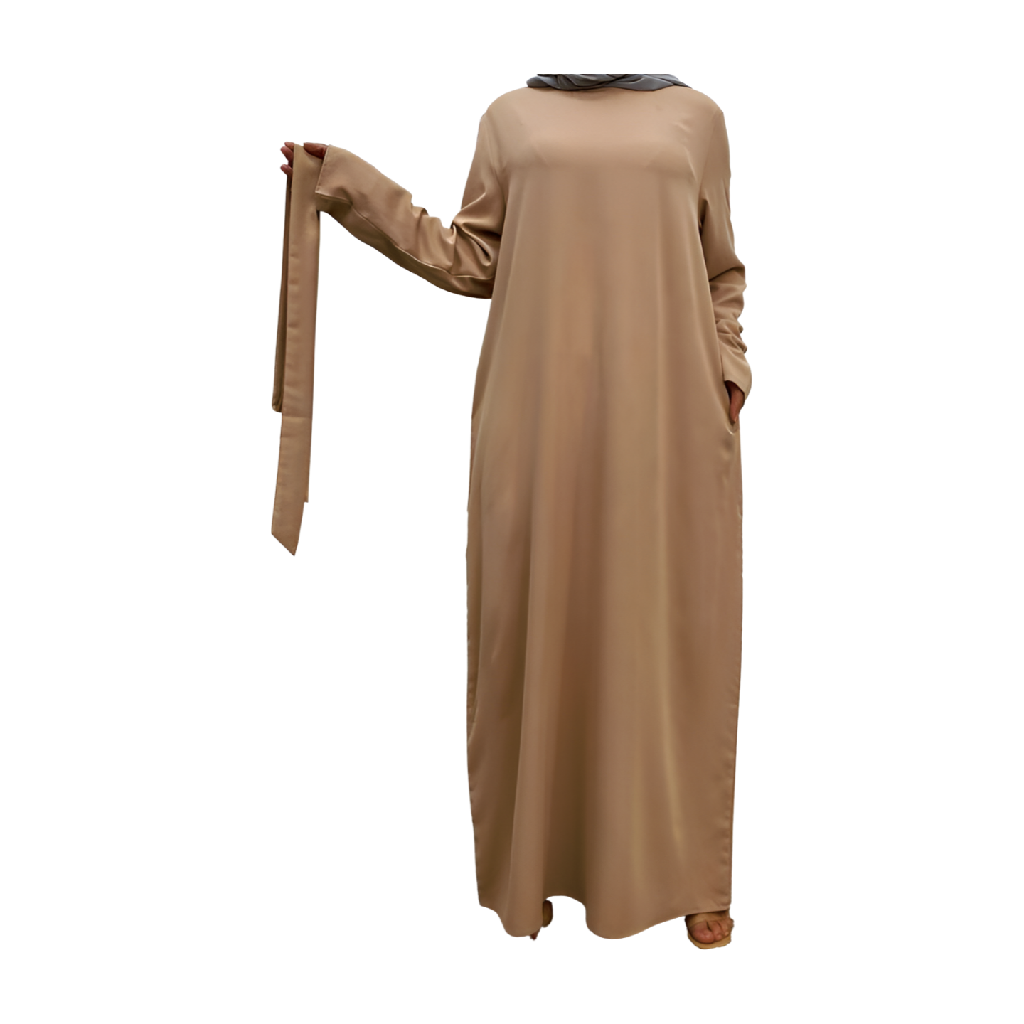 Simple Plain Nida Muslim Woman Abaya