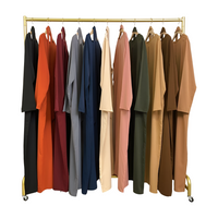 Simple Plain Nida Muslim Woman Abaya