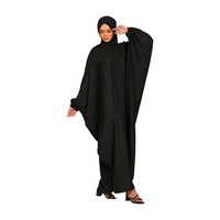 CLOSED FARASHA WITH ELASTICATED CUFF