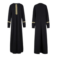 Zipper Muslim Dresses Abaya with Hijabs