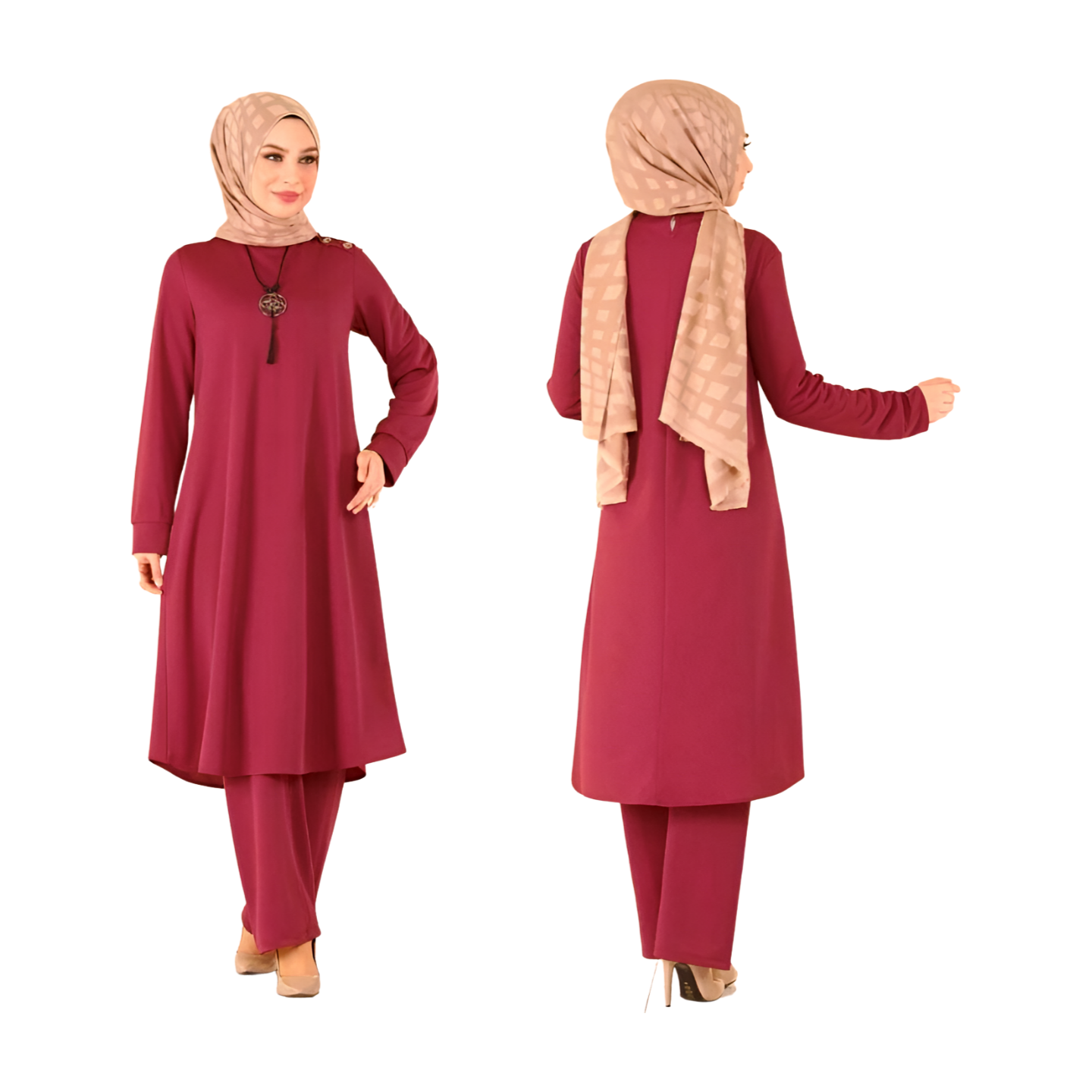 Three Piece Sets Abaya