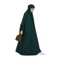 One Piece Jilbab with Prayer Hijab