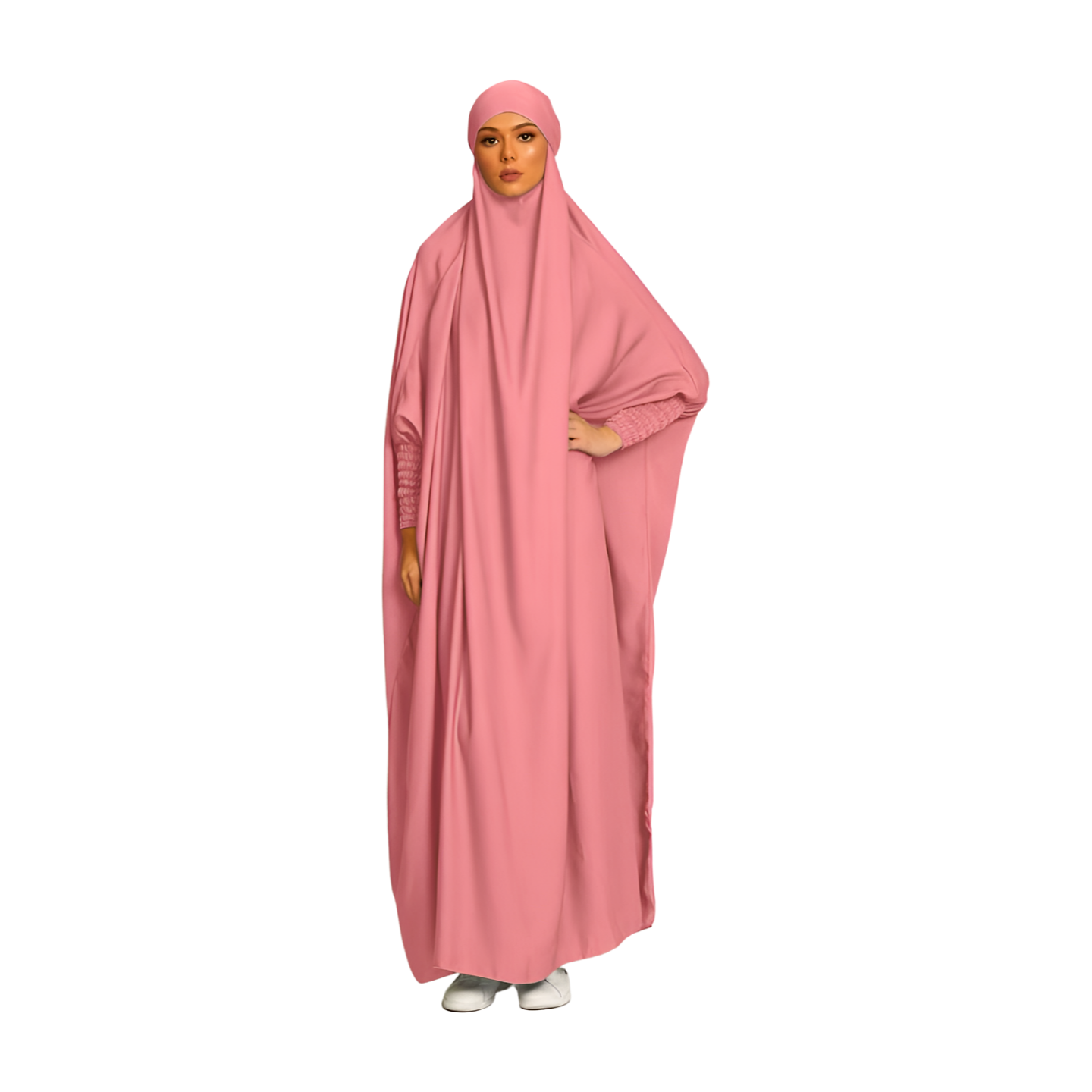 One Piece Jilbab with Prayer Hijab