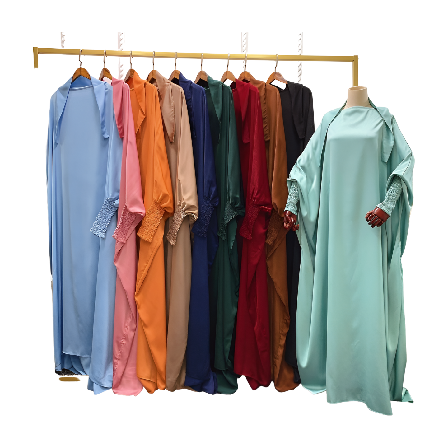 One Piece Jilbab with Prayer Hijab