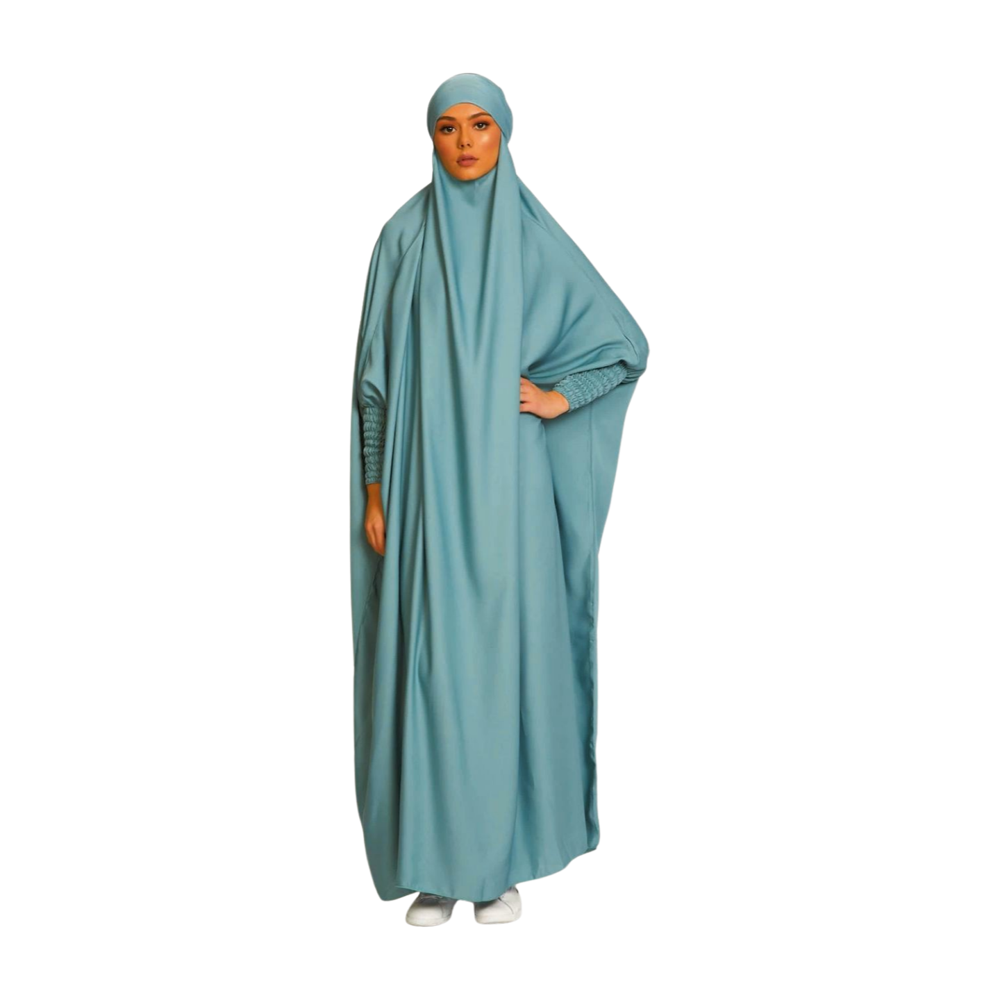 One Piece Jilbab with Prayer Hijab