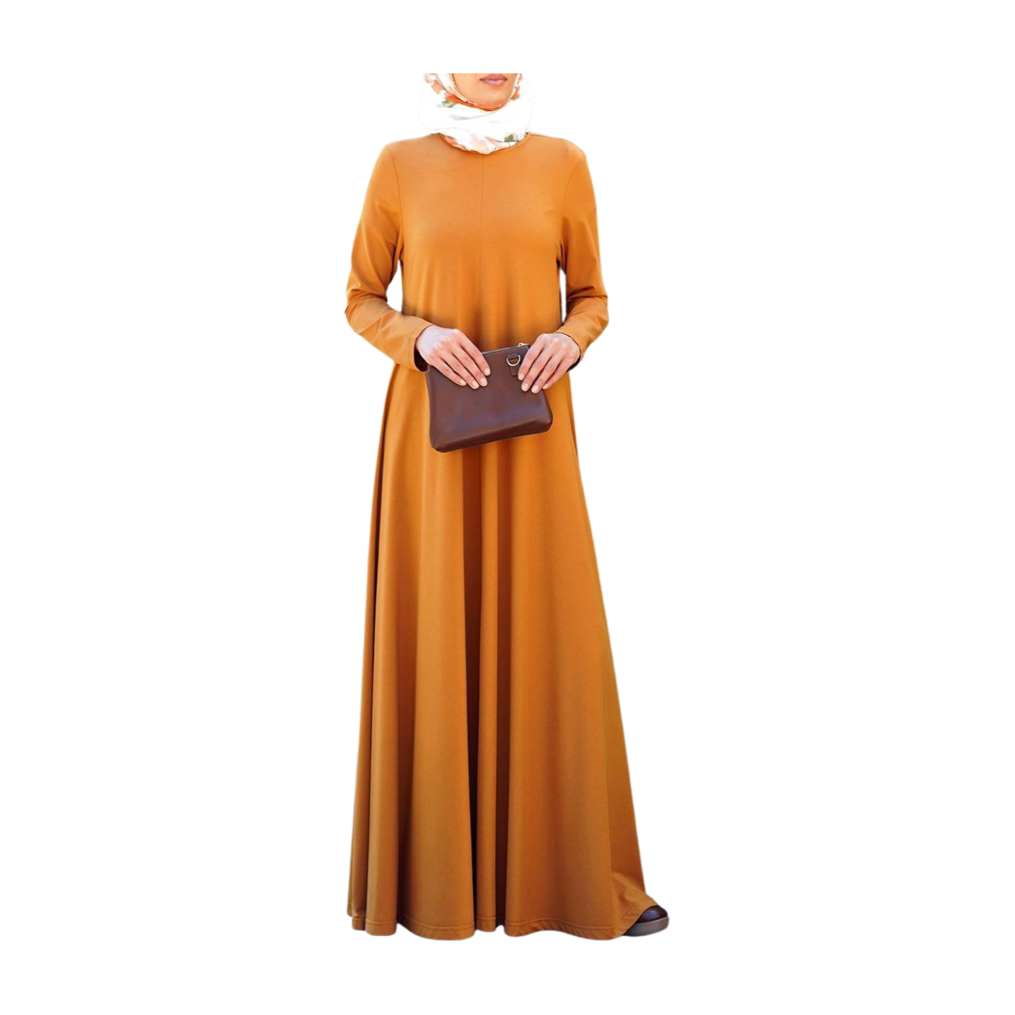 Flared Jersey Maxi Abaya