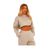 Joggers 2 Piece Sweat Sets Pullover Jogging Tracksuit Hoodie Set