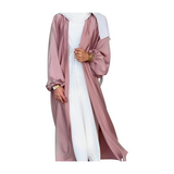 Puff Sleeve Kimono with under tank abaya set