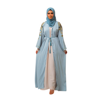 Body Embroidery Abaya Gown