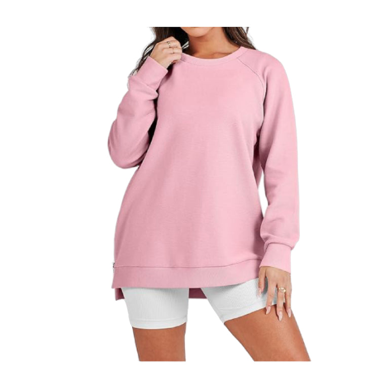 Women Oversized Sweatshirts Hoodies Fleece Crewneck Pullover Top Casual Fall Outfits Preppy Clothes Teen Girls 2024