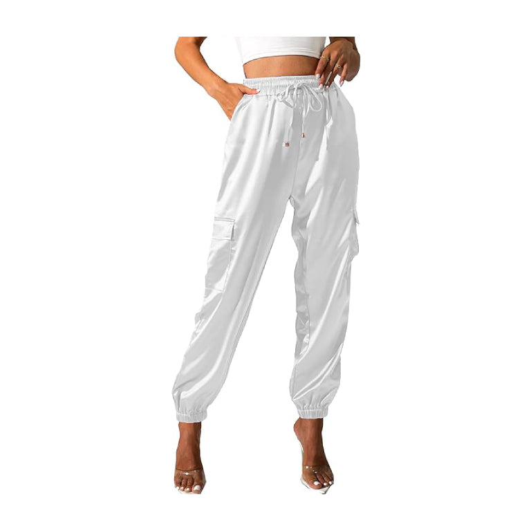 Women's High-waisted Sweatpants white pants