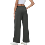 Women's  Loose Straight Leg Shape High Waist  Trousers