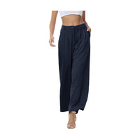 Women's  Loose Straight Leg Shape High Waist  Trousers