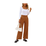 High Waisted Work Pants for Women Business Casual Office Dress Pants Trousers with Pockets 2024 Summer Outfits