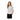 Women's  short Sleeve Striped Tank Tops 2024 Summer Crewneck Neck Top Loose Casual Basic Knit Slim Fitted Tee Shirts