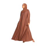 FLARED SLEEVE UMBRELLA CUT CLOSED ABAYA